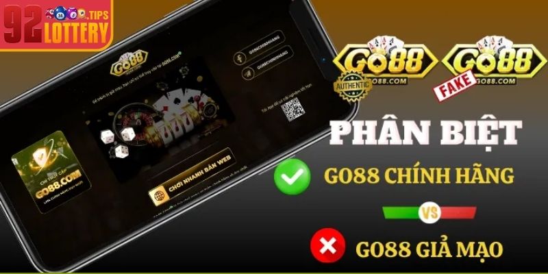 Phương pháp xác minh link Go88 chính thức tránh lừa đảo