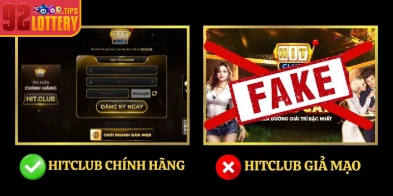 Hướng dẫn cách phân biệt được link Hitclub giả mạo